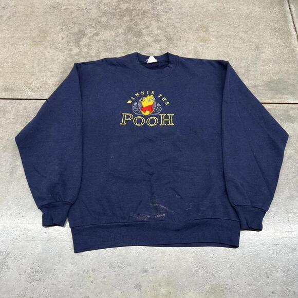 Disney Other - vintage winnie the pooh disney flower spell out crewneck size large
